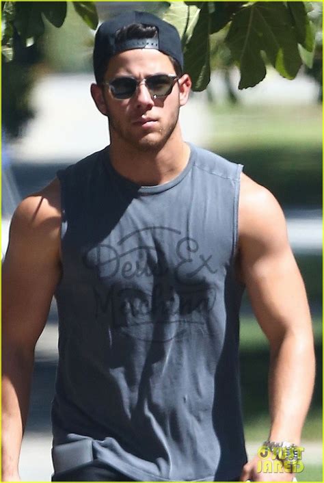 nick jonas nipes|Nick Jonas Shows Off Every Detail of His Sculpted Torso in New。